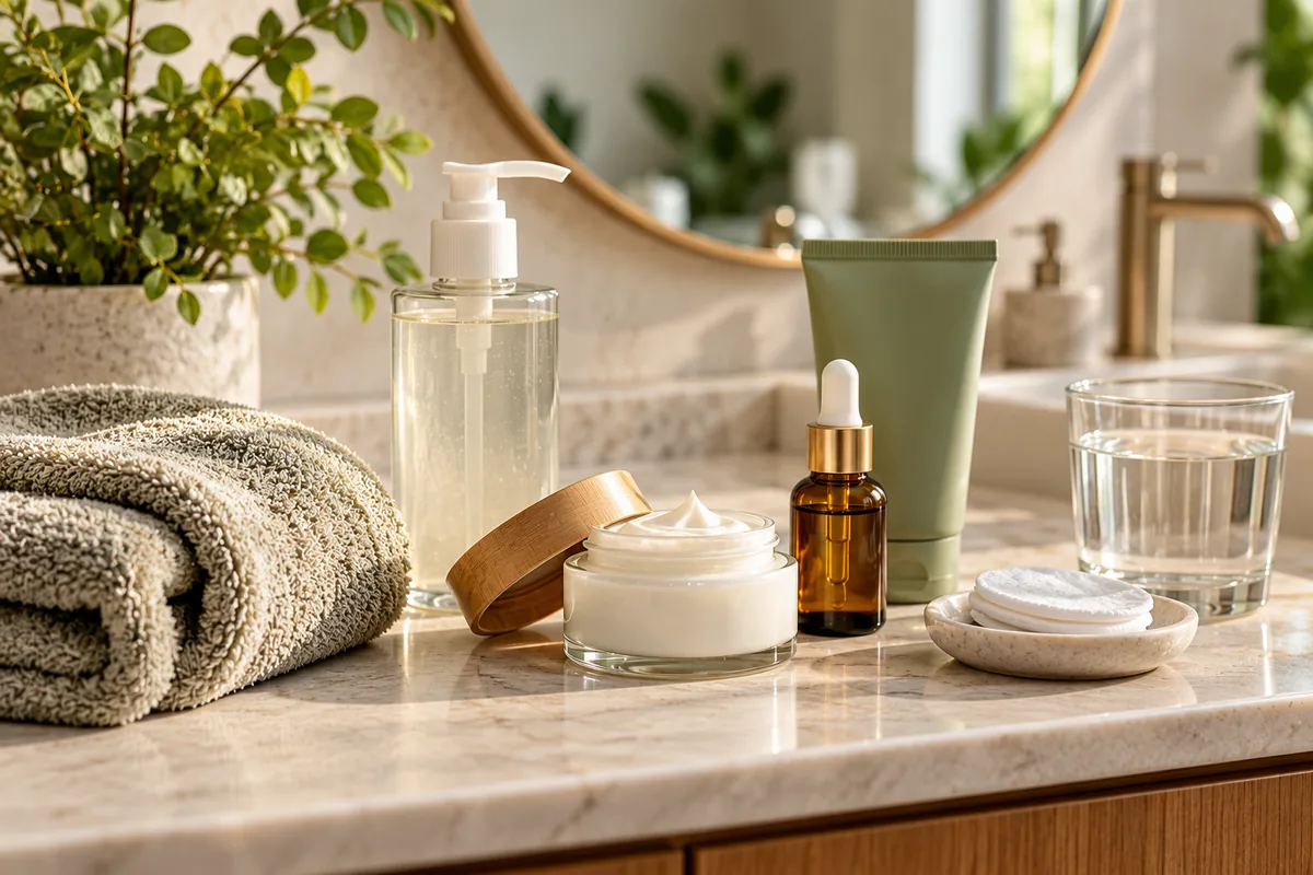 Skincare in autunno: detergente, crema idratante e siero, come costruire una routine semplice